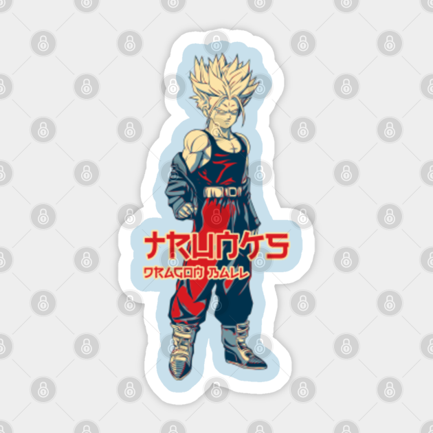 Trunks Dragon Ball Hope Style Trunks Sticker TeePublic